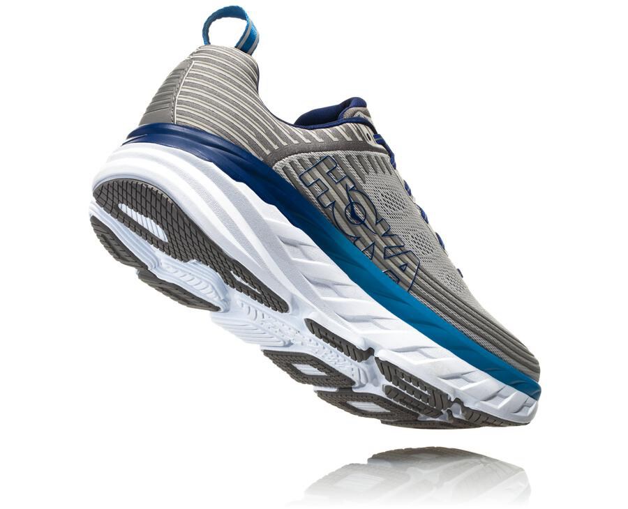 Hoka One One Bondi 6 Löparskor Herr - Grå - IBHME-8094